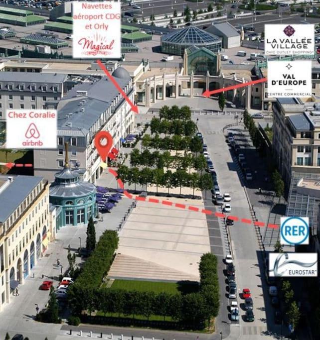 Disneyland Paris 70M² Face Parc, Place Ariane Сери Екстериор снимка
