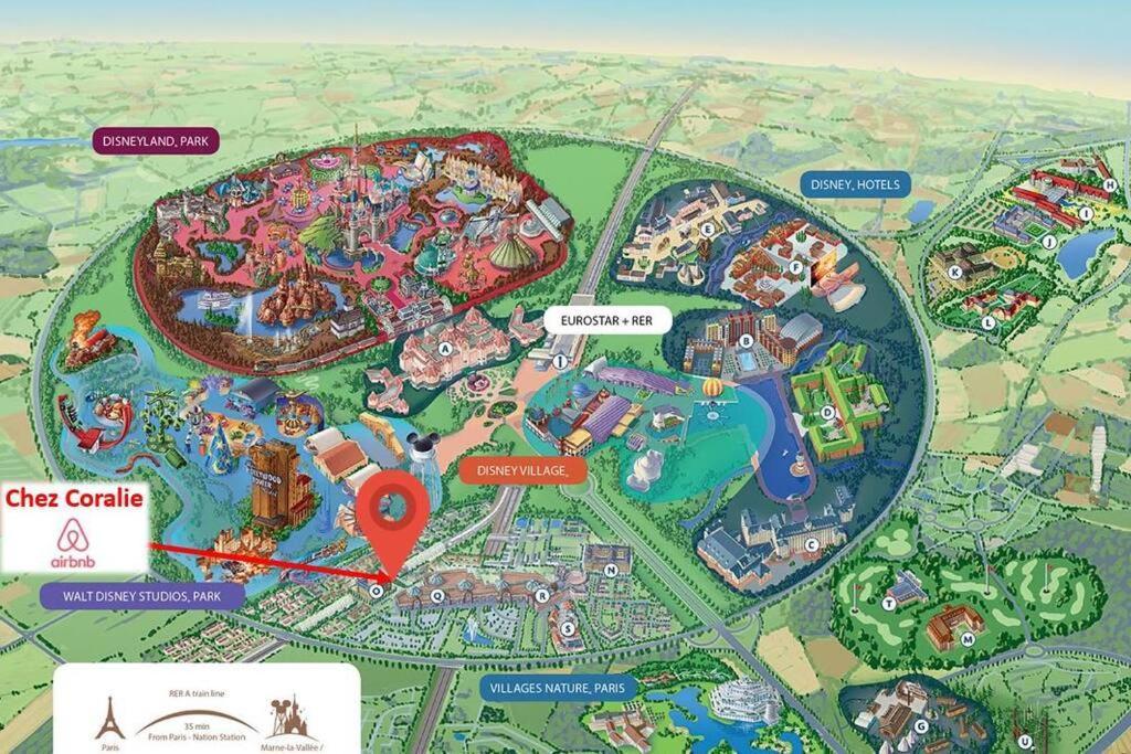 Disneyland Paris 70M² Face Parc, Place Ariane Сери Екстериор снимка